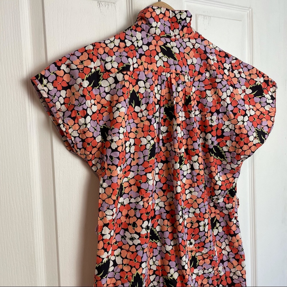 Printed Retro Shirt Dress - Picture 11 of 11